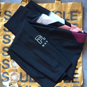 NEW P.E. NATION Substitute Stripe Legging + Bag! S